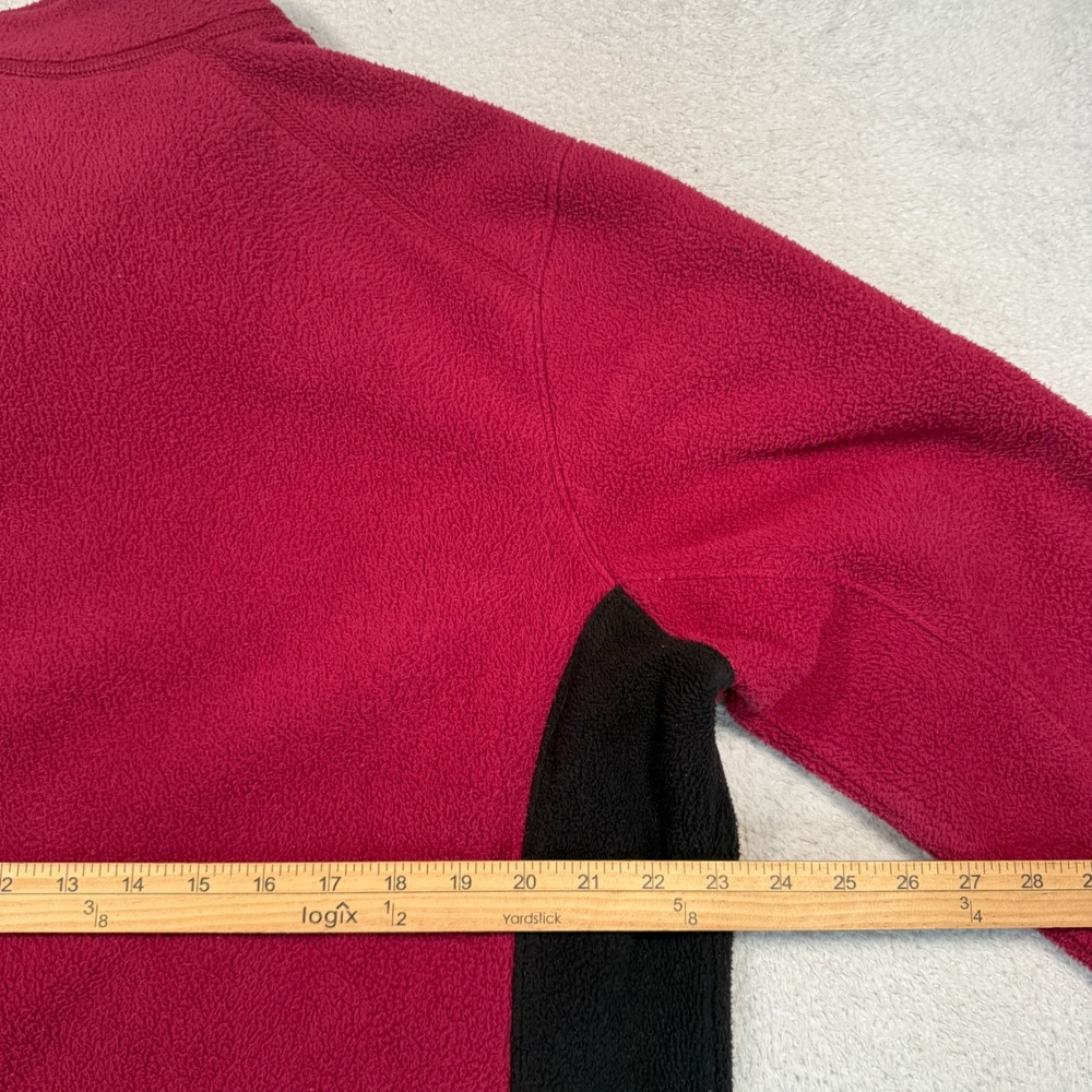 Vintage Y2K Eddie Bauer Fleece Jacket Womens XL Pink Polartec Wind Pro Canada - Picture 8 of 8